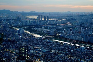 용마산 서울 풍경