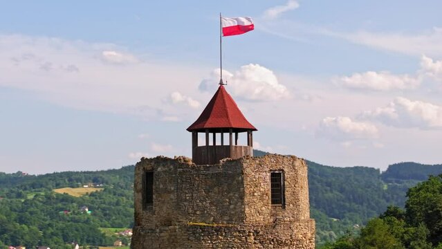 Czchow castle in Poland