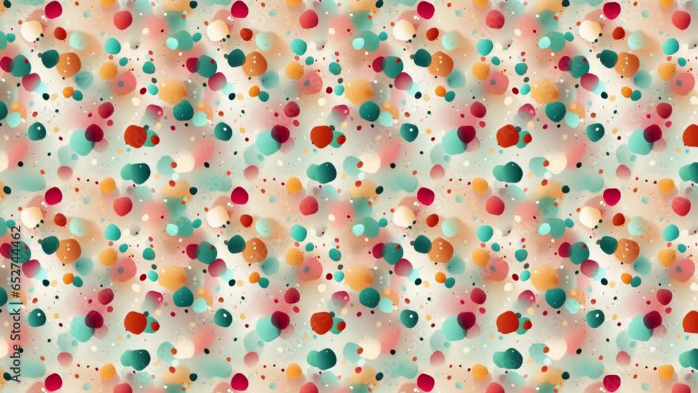 Aufkleber abstract background with dots tiles moving