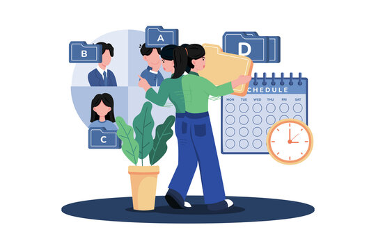 Project managers assign work to teams