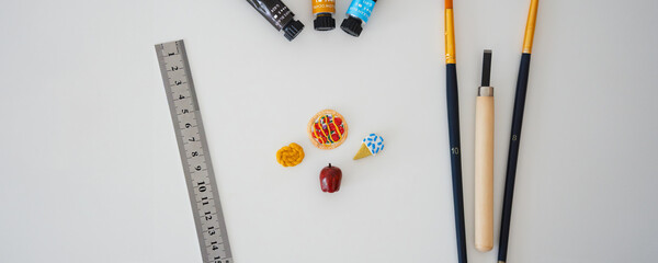 Creating items from polymer clay, handmade things