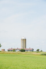 silos in the field Hokkaido