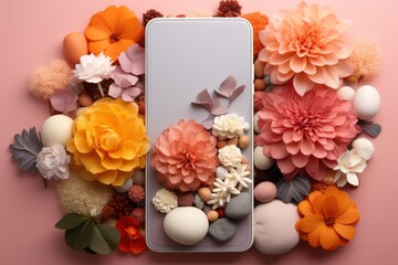 phone case with decor