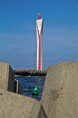 Lighthouse at Ostende Harbour
