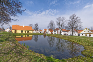 Holasovice village - parrt of UNESCO world heritage