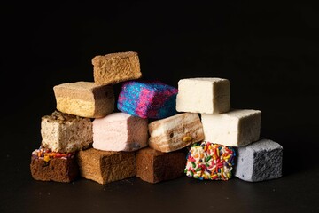 Appetizing tasty sweet isolated on a plain background