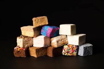 Appetizing tasty sweet isolated on a plain background