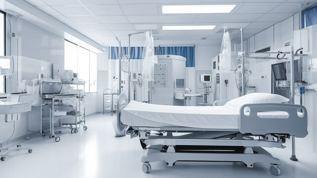 Emergency room in hospital.