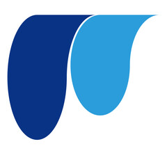 Blue logo, logo, type, element, geography, cartography, striped, decorative,