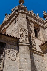 Obraz premium Aerial view of the stunning and majestic Cathedral of Avila, Spain