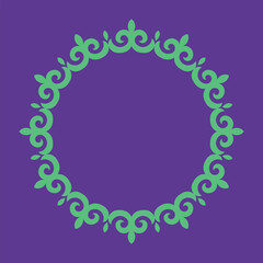 Vector ornamenrt of kazakh, Asian ethnic decorative vector 
 