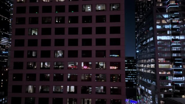 Down Town Los Angeles Arial Shot