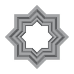 islamic star traditional illustration