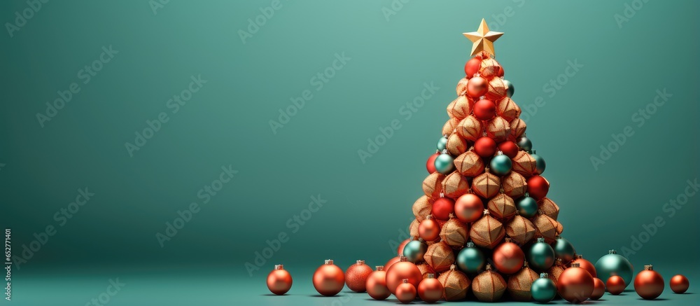 Canvas Prints image portraying a holiday tree