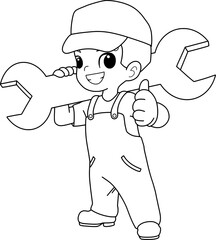 cartoon illustration of a man