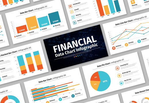 Financial Data Infographics Layout Template