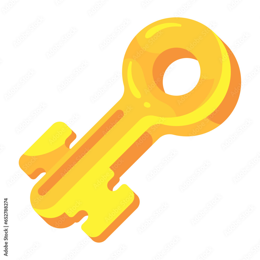 Poster key video game lock icon