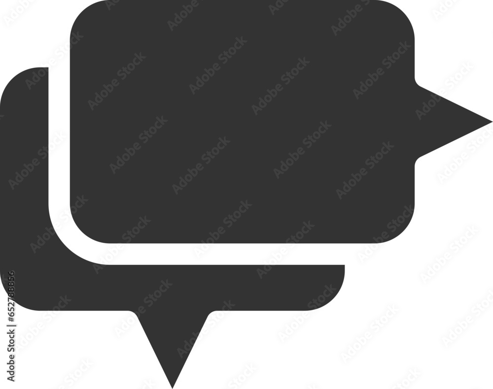 Poster chat icon vector design element. talk bubble speech sign. dialogue balloon.