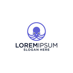 octopus vector design logo