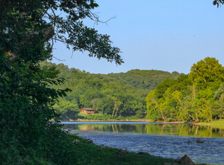 A beautiful evening on the White River in Cotter, AR