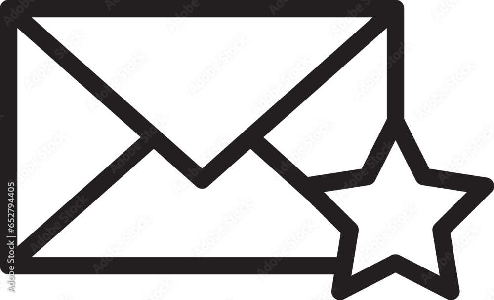 Poster mail icon vector sign. letter envelope symbol. message send to address illustration.