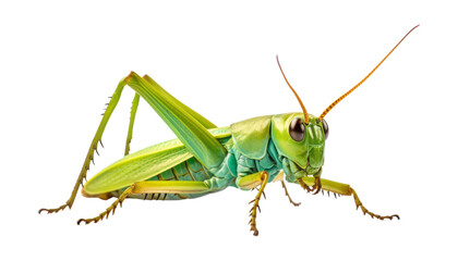grasshopper isolated on transparent background cutout