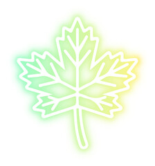 Set of Halloween neon