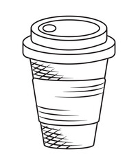 eco coffee cup draw beverage