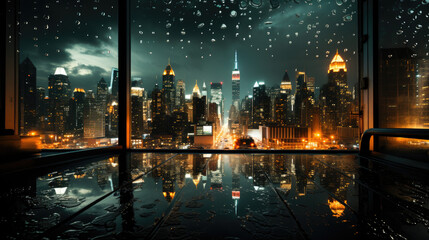 Raindrop City Lights