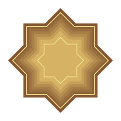 islamic star art icon