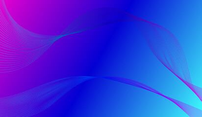 abstract background with glowing wave. Shiny moving lines design element. Futuristic technology concept.