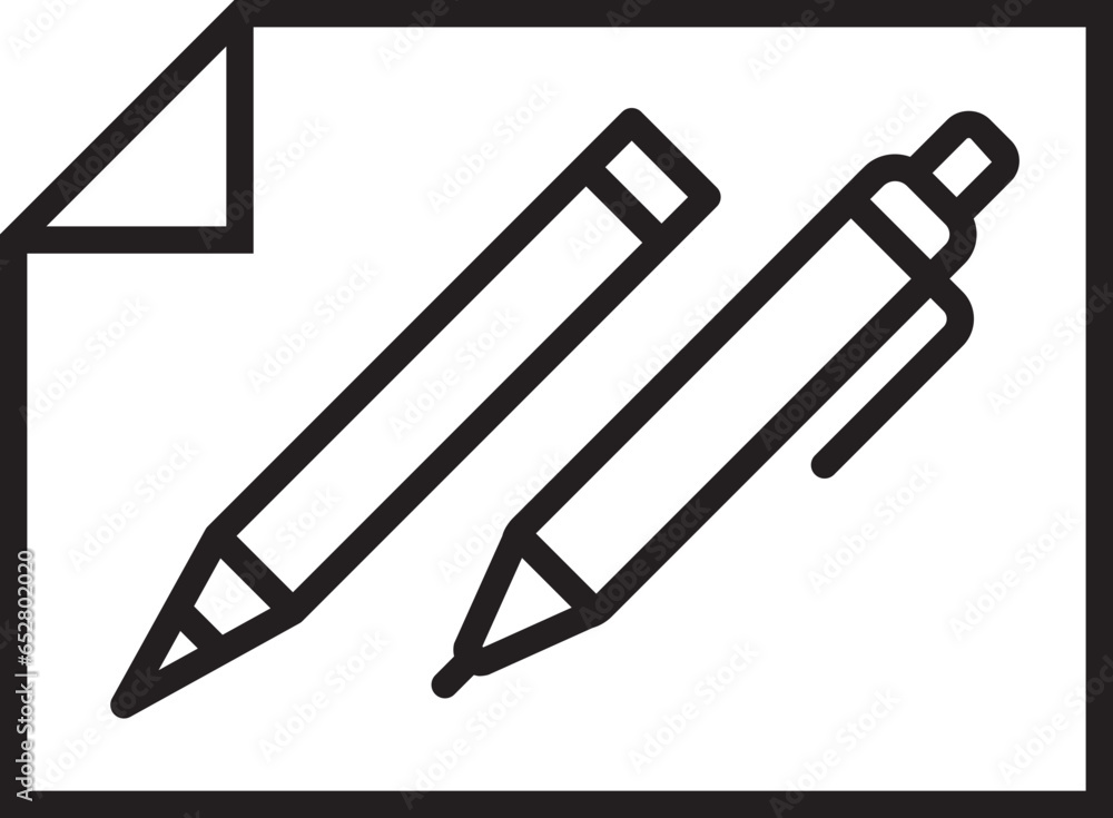 Aufkleber note icon vector sign. paper message or document page.