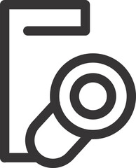 microphone icon outline 