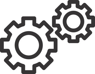 Obraz premium gear icon 