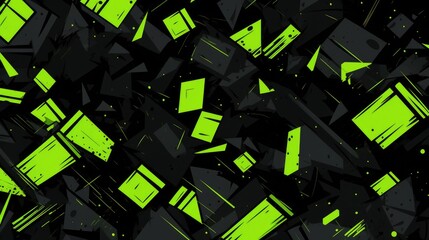 Black Friday sale background in lime green and black colors. Cyber Monday promotion neon banner template concept for promotions and discounts. .