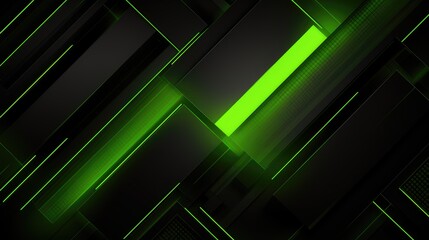 Black Friday sale background in lime green and black colors. Cyber Monday promotion neon banner template concept for promotions and discounts. .