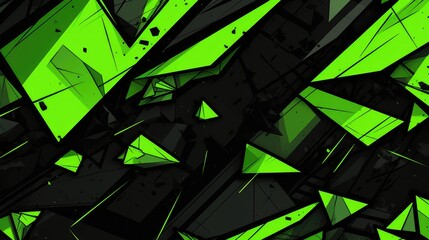 Black Friday sale background in lime green and black colors. Cyber Monday promotion neon banner template concept for promotions and discounts. .