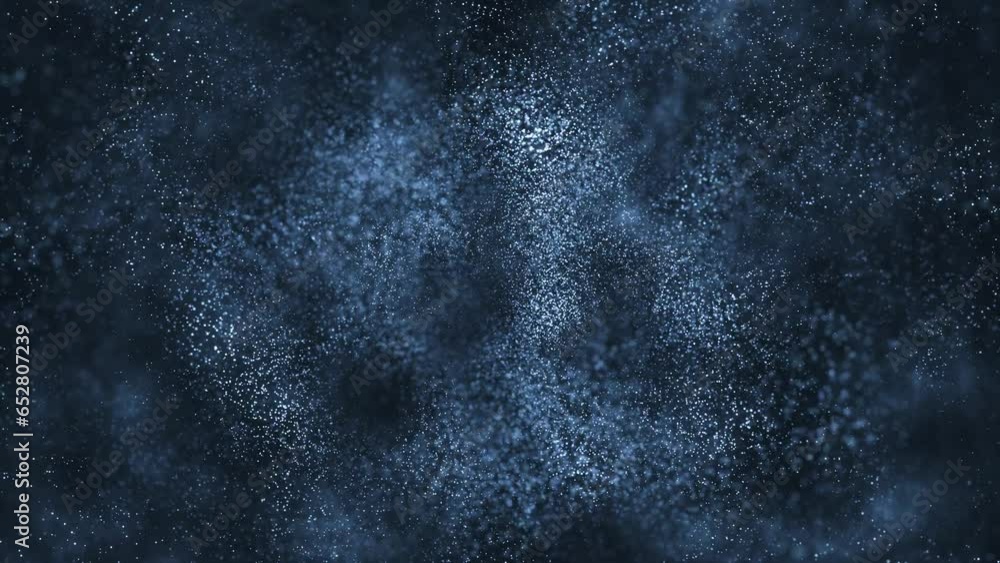 Poster wave of particles. futuristic dots pattern on dark background. big data digital code. technology or 