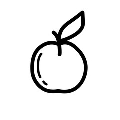 apple line icon