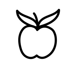 apple line icon