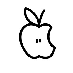 apple line icon