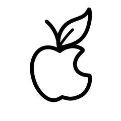 apple line icon
