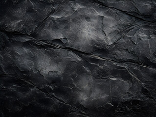Black or dark gray rough grainy stone texture background 