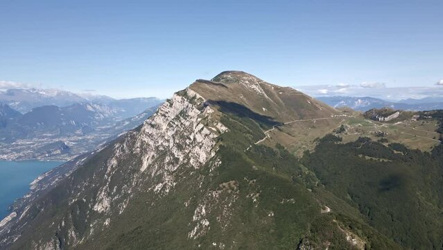 Flying over the Monte Baldo Mountains