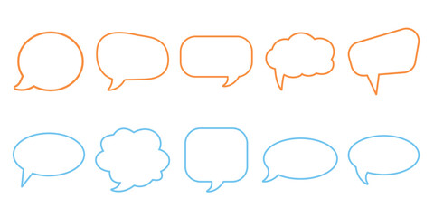 Fototapeta premium Speech Bubble Element