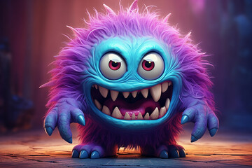 A playful creature figurine that combines imagination and creativity, designed to inspire playfulness and encourage creative thinking. Generative AI.