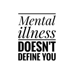 Mental Health Care Quote Illustration