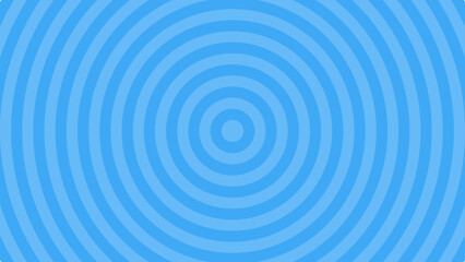 Simple Light Blue Radial Circles Line Abstract Design Vector Background 