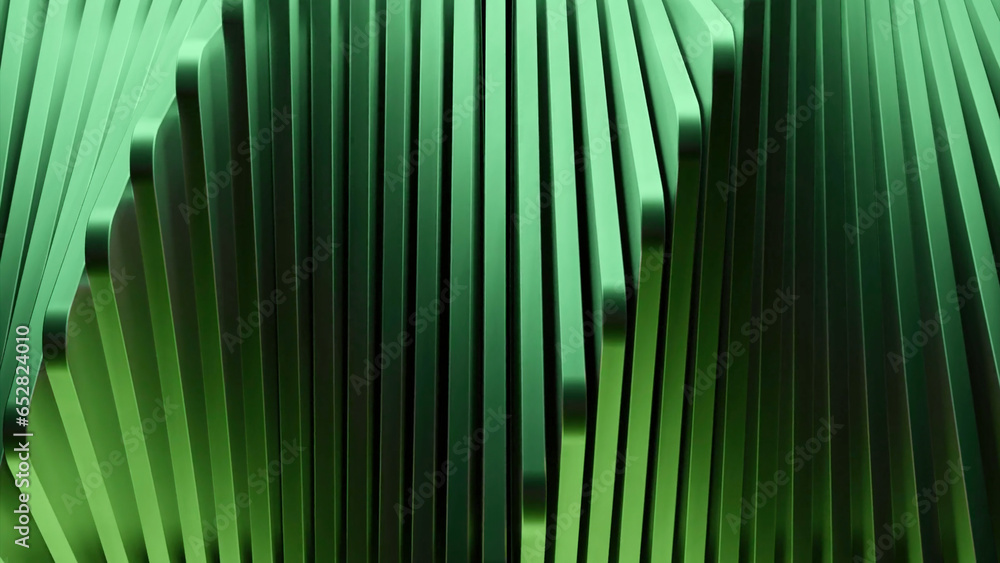 Poster 3d background of moving waves of folds. design. lines move in 3d spirals with folds. spiral with thr
