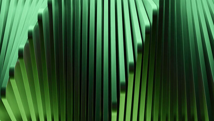 3D background of moving waves of folds. Design. Lines move in 3d spirals with folds. Spiral with thread and 3d lines